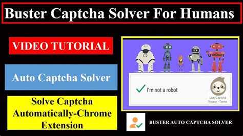 buster captcha solver for humans|Buster: Captcha Solver for Humans .